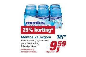 mentos kauwgom