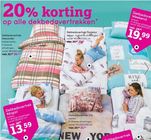 20 korting op alle dekbedovertrekken
