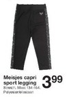 meisjes capri sport legging