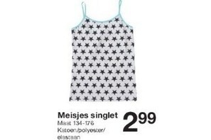 meisjes singlet