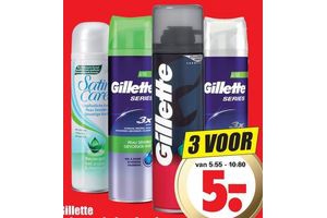 gillette scheerschuim of gel