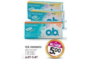 o b tampons