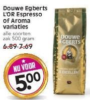 douwe egberts l or espresso of aroma variaties
