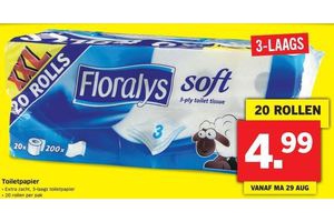 floralys soft toiletpapier xxl