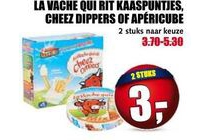 la vache qui rit kaaspuntjes cheez dippers of apericube