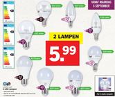 2 lampen