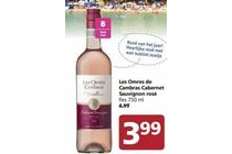 les omres de cambras cabernet sauvignon rose