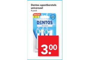 dentos opzetborstels universeel