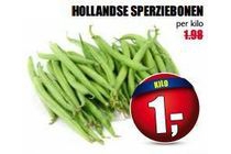 hollandse sperziebonen