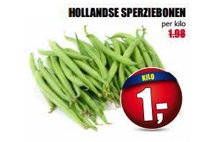 hollandse sperziebonen
