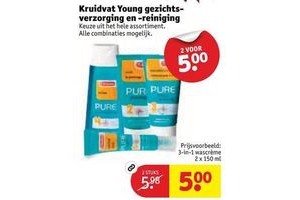 kruidvat young gezichtsverzorging en reiniging