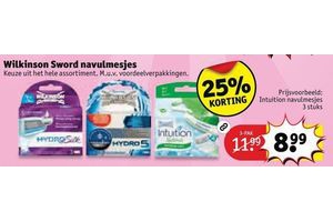 wilkinson sword navulmesjes