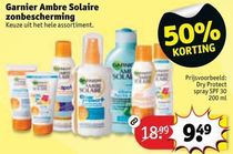 garnier ambre solaire zonbescherming