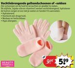 vochtinbrengende gelhandschoenen en sokken