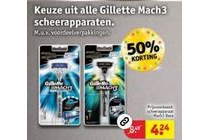 alle gillette mach3 scheerapparaten