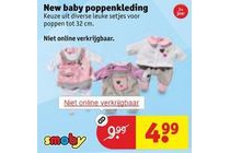 new baby poppenkleding