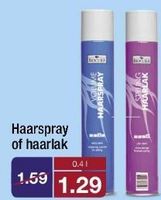 haarlak of haarspray