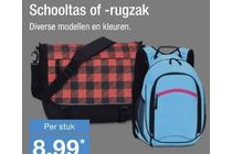 schooltas of rugzak