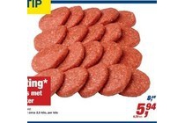 bbq vlees met actiesticker
