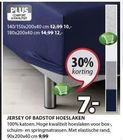 jersey of badstof hoeslaken