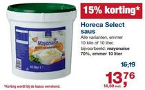 horeca select saus