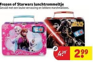 frozen of starwars lunchtrommeltje