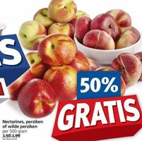 nectarines perziken of wilde perziken
