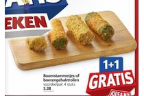 boomstammetjes of boerengehaktrollen