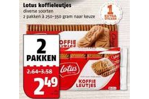 diverse soorten lotus koffieleutjes