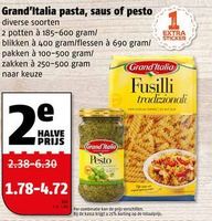 grand italia pasta saus of pesto