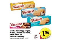 verkade knappertjes nizza maria biscuits frou frou of chocoladereep