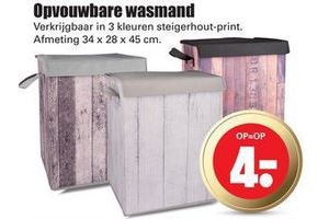 opvouwbare wasmand