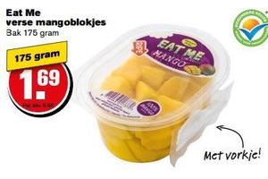 eat me verse mangoblokjes