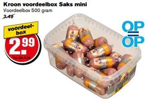 kroon voordeelbox saks mini
