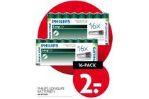 philips longlife batterijen