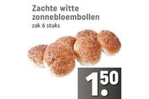 zachte witte zonnebloembollen