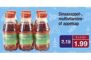 sinaasappel multivitamine of appelsap