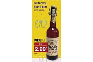 glutenvrij blond bier