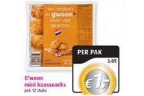 g woon mini kaassnacks