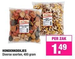 diverse soorten hondenkoekjes