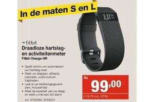 fitbit draadloze hartslag en activteitenmeter