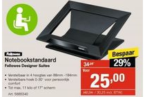 notebookstandaard fellowes designer suites