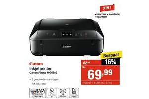 canon inkjetprinter mg6850