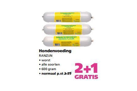 ranzijn hondenvoeding