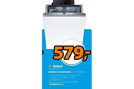 bosch inbouw vaatwasser