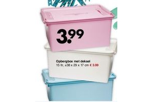 opbergbox met deksel