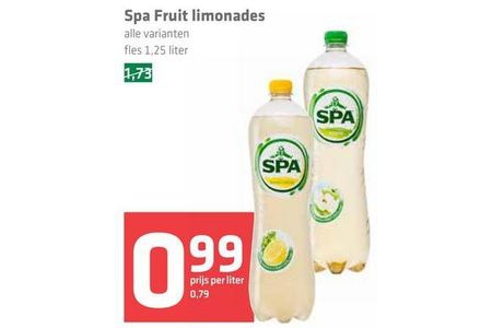 spa fruit limonades