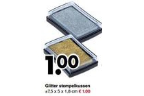 glitter stempelkussen