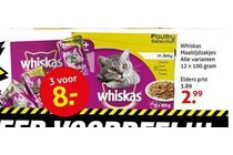 whiskas maaltijdzakjes