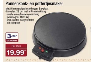 pannenkoek en poffertjesmaker